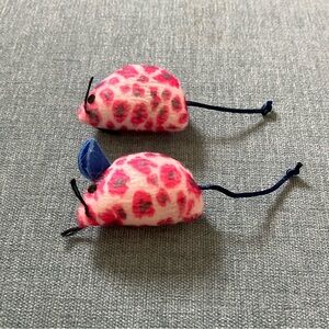 Two Gently Used Cat Mouse Toys
